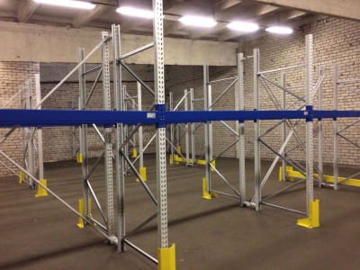 Development of warehouse shelving system UAB "OSAMA" - Riga